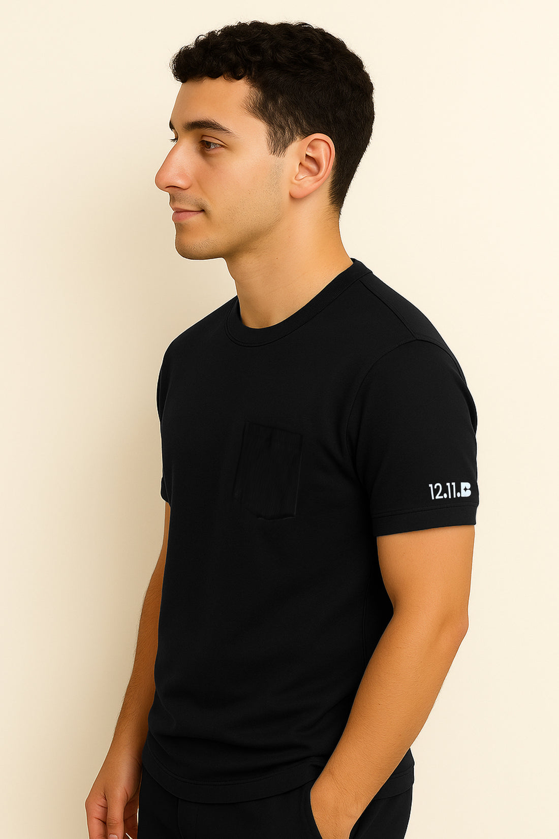Basic Round T-Shirt With Pocket